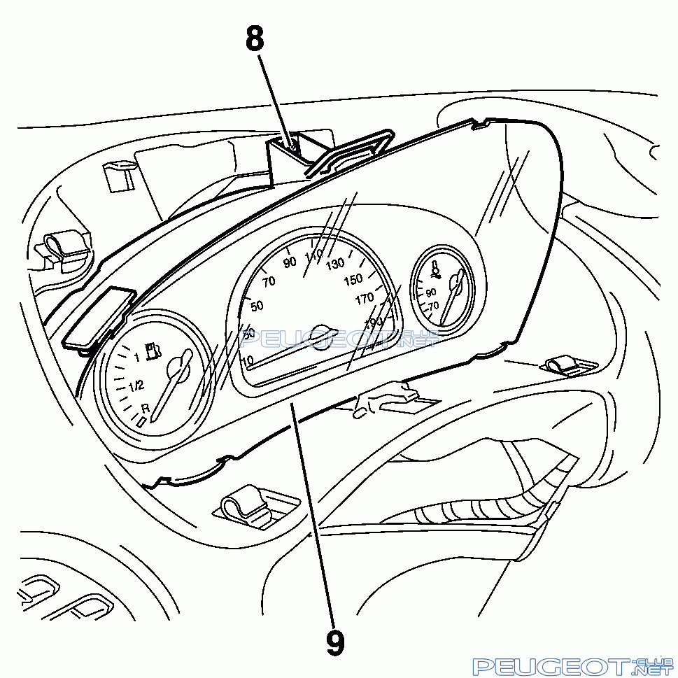 Размер щеток пежо 206